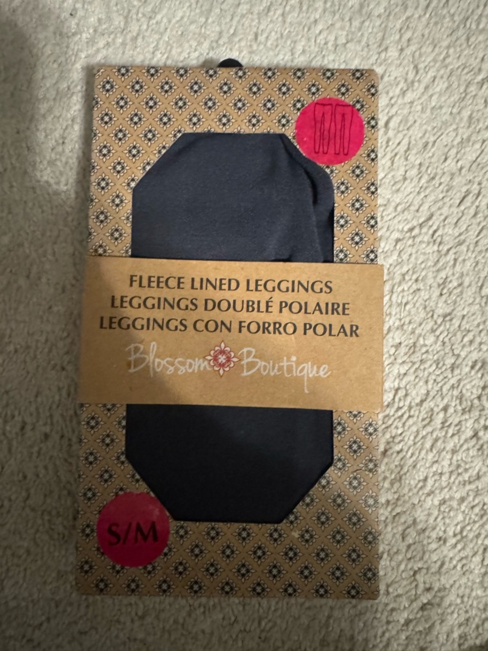 Women's Fleece-Lined Leggings - Black